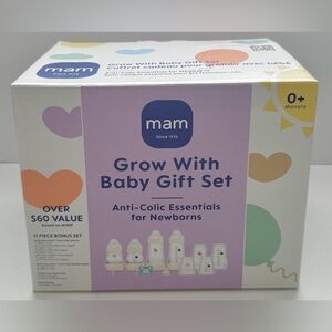 BNIB MAM 11 Piece Baby Gift Set - Anti-Colic Essentials